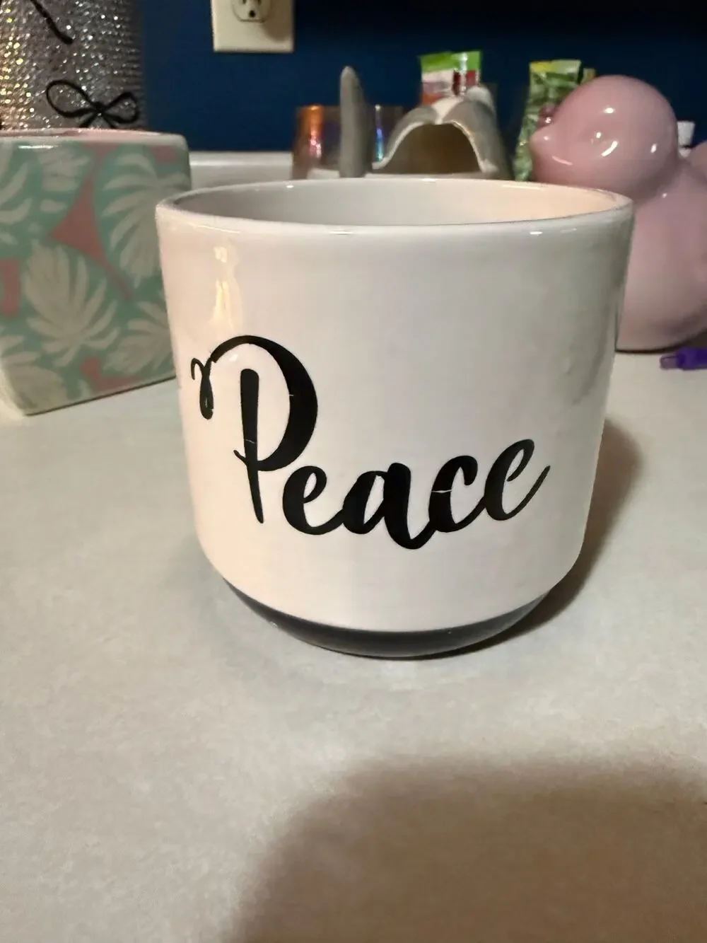 Peace Flower Pot